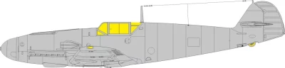 Eduard CX699 Mask Bf 109F Weekend (EDU) 1/72