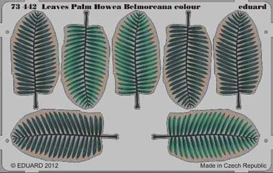 Eduard 73442 1/72 Фототравление для Leaves Palm Howea Belmoreana colour