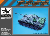 Black Dog T35233 Panther Ausf. D accessories set for Zvezda 1/35