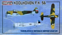 Kora Model PK72199 Koolhoven F.K. 56 Yugoslav.& Estonian Service 1/72