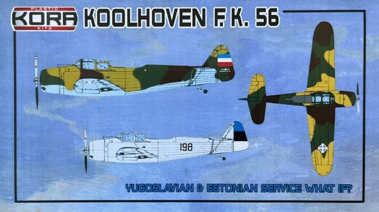 Kora Model PK72199 Koolhoven F.K. 56 Yugoslav.& Estonian Service 1/72