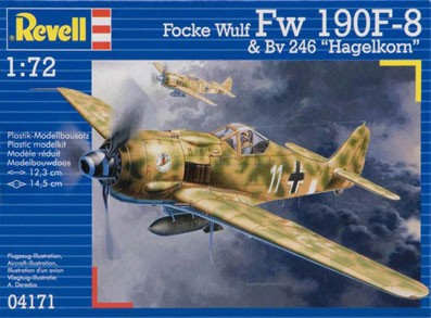 Revell 04171 Focke Wulf 190F-8 &amp; Bv 246 &quot;Hagelkorn&quot; 1/72