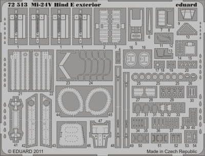 Eduard 72513 Mi-24V Hind E exterior