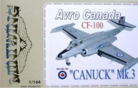 Miniwing MINI057 Avro-Canada CF-100 'CANUCK' Mk.3 1/144