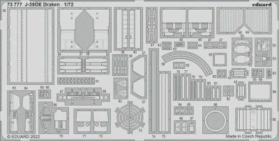 Eduard 73777 SET J-35OE Draken (HAS/H.2000) 1/72