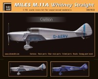 SBS Model M7033 Miles M.11A Whitney Straight Civilian (resin) 1/72