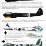Aims AIMS32D014 Junkers Ju-88 Fighters' Junkers Ju-88G-1/Ju-88G-6/Ju-88C-4/Ju-88C- 6/ (double sheet) 1/32
