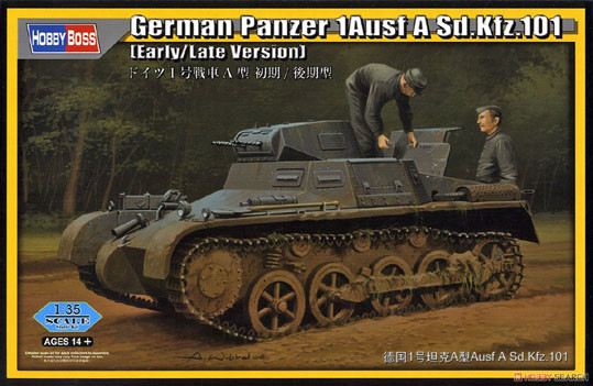 Hobby Boss 80145 Panzer I Ausf A Early/Late Type 1/35