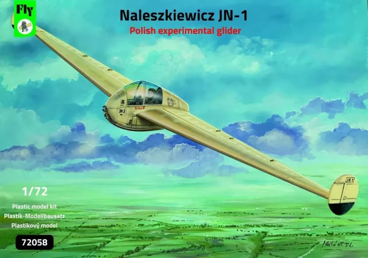 Fly 72058 Naleszkiewicz JN-1 Polish glider (2x camo) 1/72