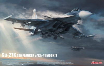 Minibase 8002 Су-27K SEA FLANKER with Kh-41 Moskit 1/48