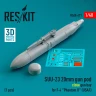 Reskit 48471 SUU-23 20mm gun pod (close gun bay) 1/48