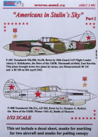 AML AMLC32001 Маски P-40B/C Americans in Stalin Sky Part I. 1/32