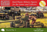 Plastic Soldier WW2G20004 1/72nd 6 pdr and Lloyd carrier