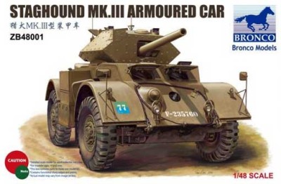 Bronco ZB48001 T17E1 Staghound Mk. III 1/48