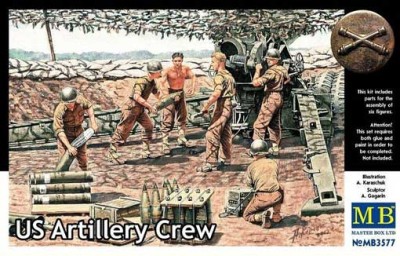Master Box 03577 Солдаты US Artillery crew (MB) 1/35
