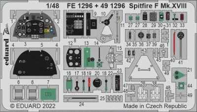 Eduard FE1296 Spitfire F Mk.XVIII (AIRF) 1/48