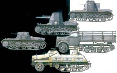 Master Box 03505 Отдельные гусеничные траки Pz I 1/35