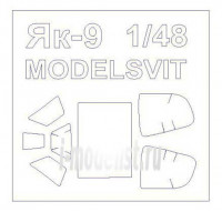 KV Models 48066 Як-9ДД (MODELSVIT 4804) ModelSvit 1/48
