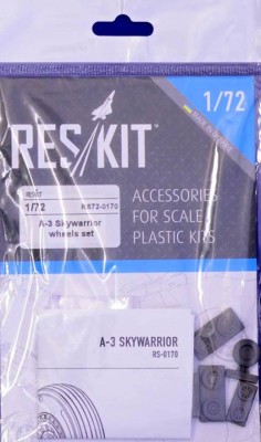 Reskit RS72-0170 A-3 Skywarrior wheels set (HAS) 1/72