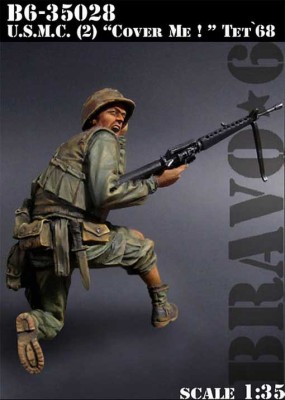 Bravo6 35028 USMC (2) Cover me! Tet`68 1/35