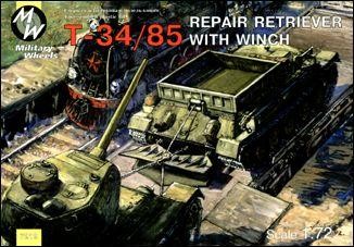 Military Wheels MW7212 T-34/85 REPAIR RETRIEVER WITH WINCH