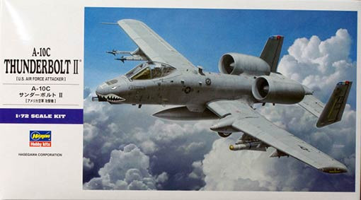 Hasegawa 01573 Самолет A-10C THUNDERBOLT II 1/72