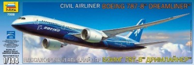 Звезда 7008 Боинг 787 Дримлайнер 1/144