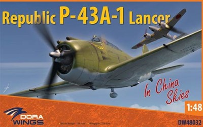 Dora Wings 48032 1/48 Republic P-43A-1 Lancer in China Skies