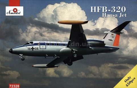 Amodel 72328 Hamburger Flugzeugbau HFB-320 Hansa Jet 1/72