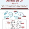 Peewit PW-M72134 1/72 Canopy mask Dornier Do-27/C-127 (SP.HOBBY)