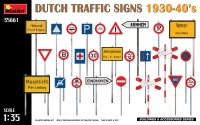 Miniart 35661 Dutch Traffic Signs 1930-40's 1/35