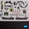 Reskit K72124 MIRAGE III CJ interior 3D (SP.HOB.) 1/72