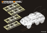 Voyager Model PEA336 US M8/M20 armored car tyre chains (For TAMIYA 35228 35234/ITALERI 6364 ) 1/35