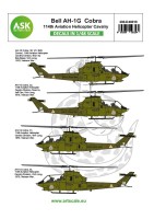 Art Scale 200-D48019 Bell AH-1G Cobra 114th Aviation helicopter cavalery 1/48
