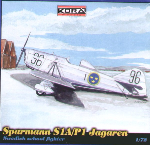 Kora Model 7297 Sparmann S1A/P1 Jagaren (Swed.school fighter) 1/72
