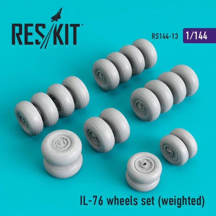 Reskit 14413 IL-76 wheels set (weighted) 1/144