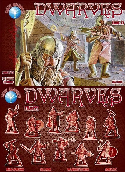 Dark Alliance ALL72008 Dwarves set 2 1/72