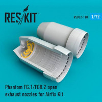 Reskit RSU72-0110 Phantom FG.1/FGR.2 open exh. nozzles 1/72