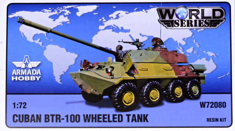 Armada Hobby W72080 Cuban BTR-100 wheeled tank (resin kit) 1/72