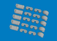 Eduard 672401 BRASSIN MG 15 magazines & case catchers PRINT 1/72