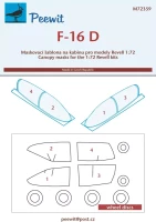 Peewit M72359 Canopy mask F-16D (REV) 1/72
