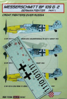 Kora Model DEC7294 Bf 109 G-2 (Croat. Air Legion) Part 1 декали декали 1/72
