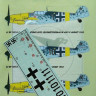 Kora Model DEC7294 Bf 109 G-2 (Croat. Air Legion) Part 1 декали декали 1/72