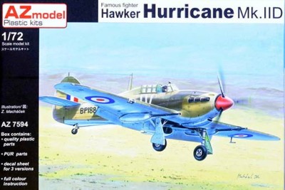 Az Model 75094 Hawker Hurricane Mk.IID (3x camo) 1/72