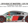 Reji Model JM407 Audi R8 LMS GT 3 2018/2019 ADAC GT Masters 1/24