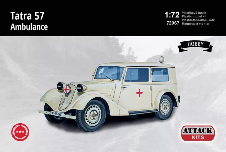 Attack 72967 Tatra 57 Ambulance (HOBBY) 1/72