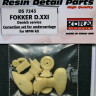 Kora Model DS7243 Fokker D.XXI Undercarriage Set - Danish (MPM) 1/72