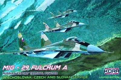 Kora Model PK48001 MiG-29 Fulcrum A CZ&amp;SK service (plastic kit) 1/48