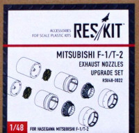 Reskit RSU48-0022 Mitsubishi F-1/T-2 exhaust nozzles (HAS) 1/48