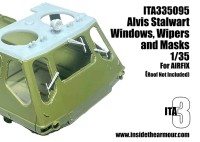 Inside the Armour ITA335095 Alvis FV622 STALWART replacement Windows and Wipers 1/35